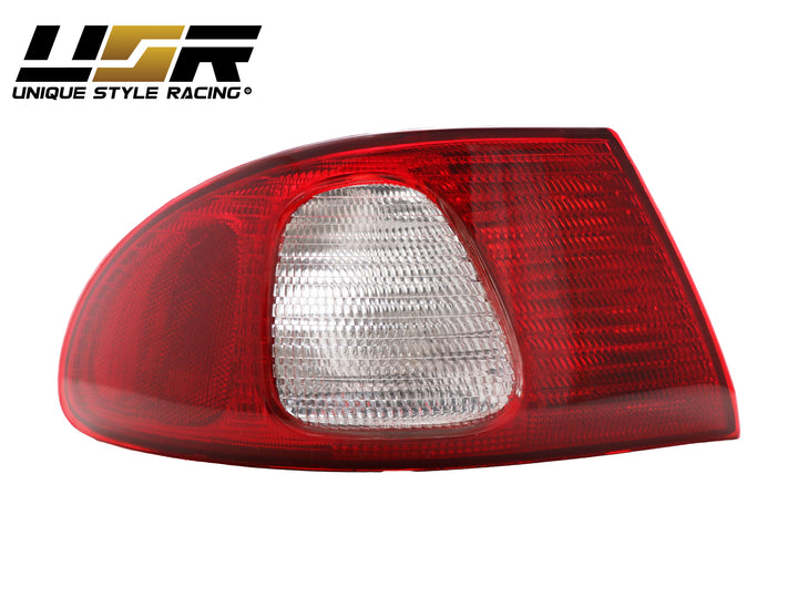 1998-2002 Toyota Corolla JDM Style Red / Clear Rear Tail Lights Made by DEPO