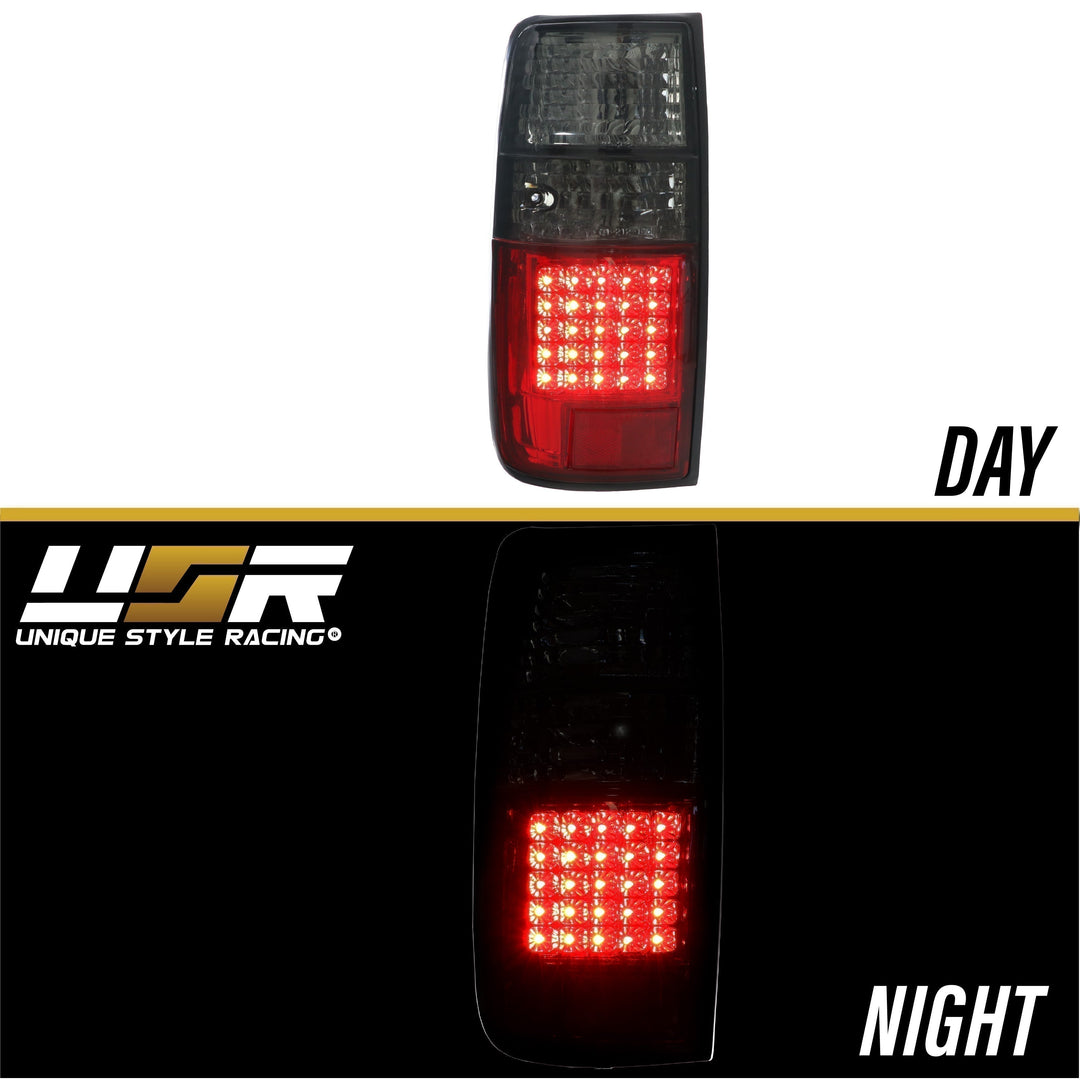 1991-1997 Toyota Land Cruiser FJ80 / 1995-1997 Lexus LX450 Red/Clear OR Red/Smoke LED Tail Light Made by DEPO
