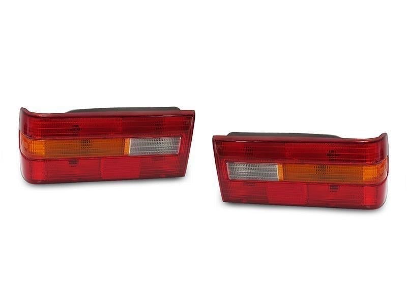1990-1992 Volvo 740 Red / Clear / Amber Tail Lights - Made by USR