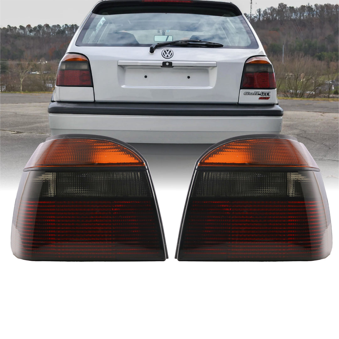 1993-1999 VW Golf / GTI Mk3 Cabriolet Euro ECode Rear Tail Lights - Made by DEPO