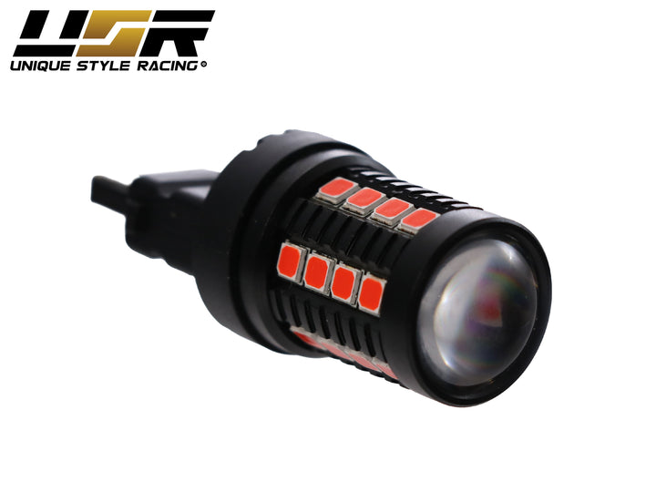 1996-2004 Ford Mustang Sequential Signal Plug and Play Tail Brake Light Harness plus Flasher & LED Bulbs - Made by Unique Style Racing